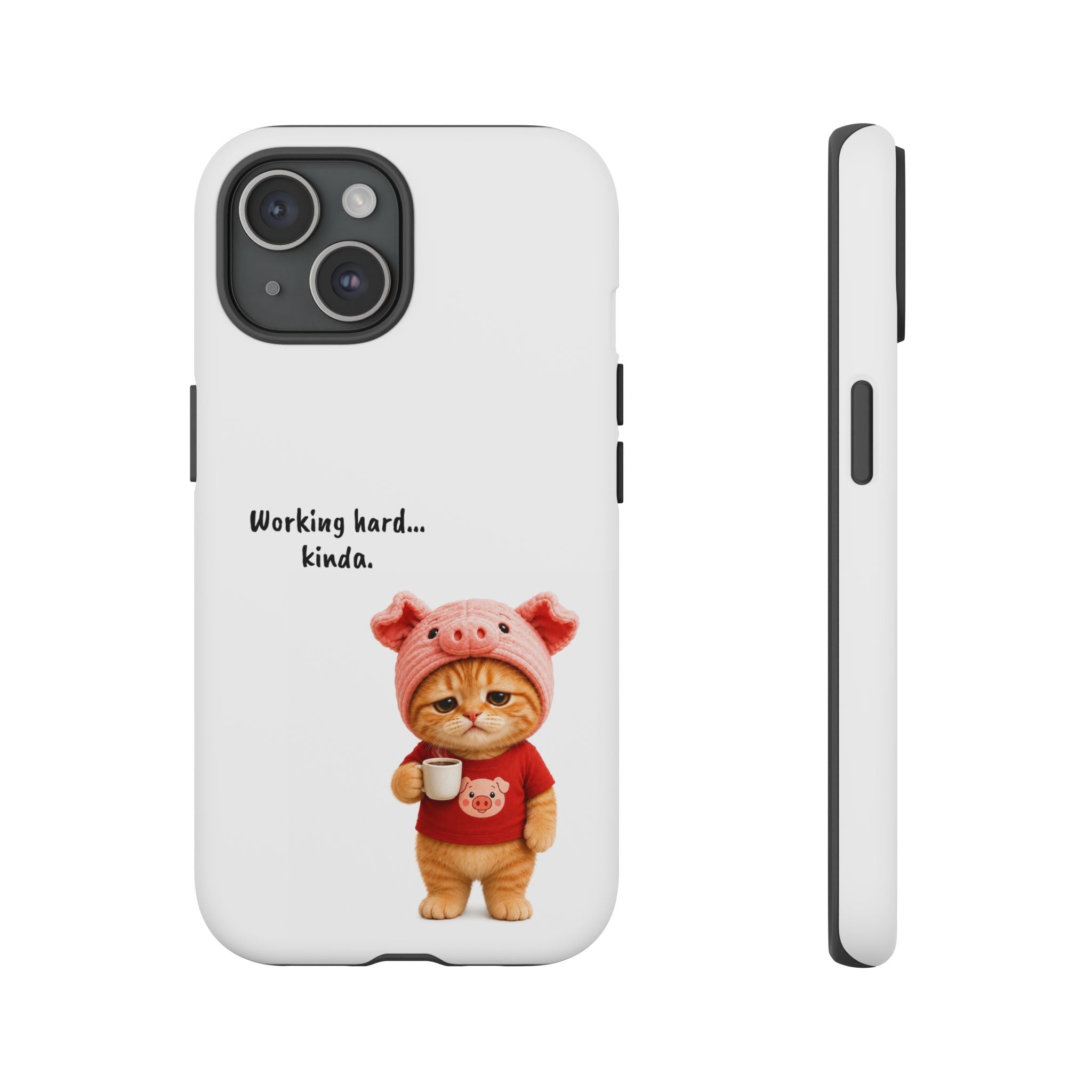 Porky Phone Case — Working Hard… Kinda