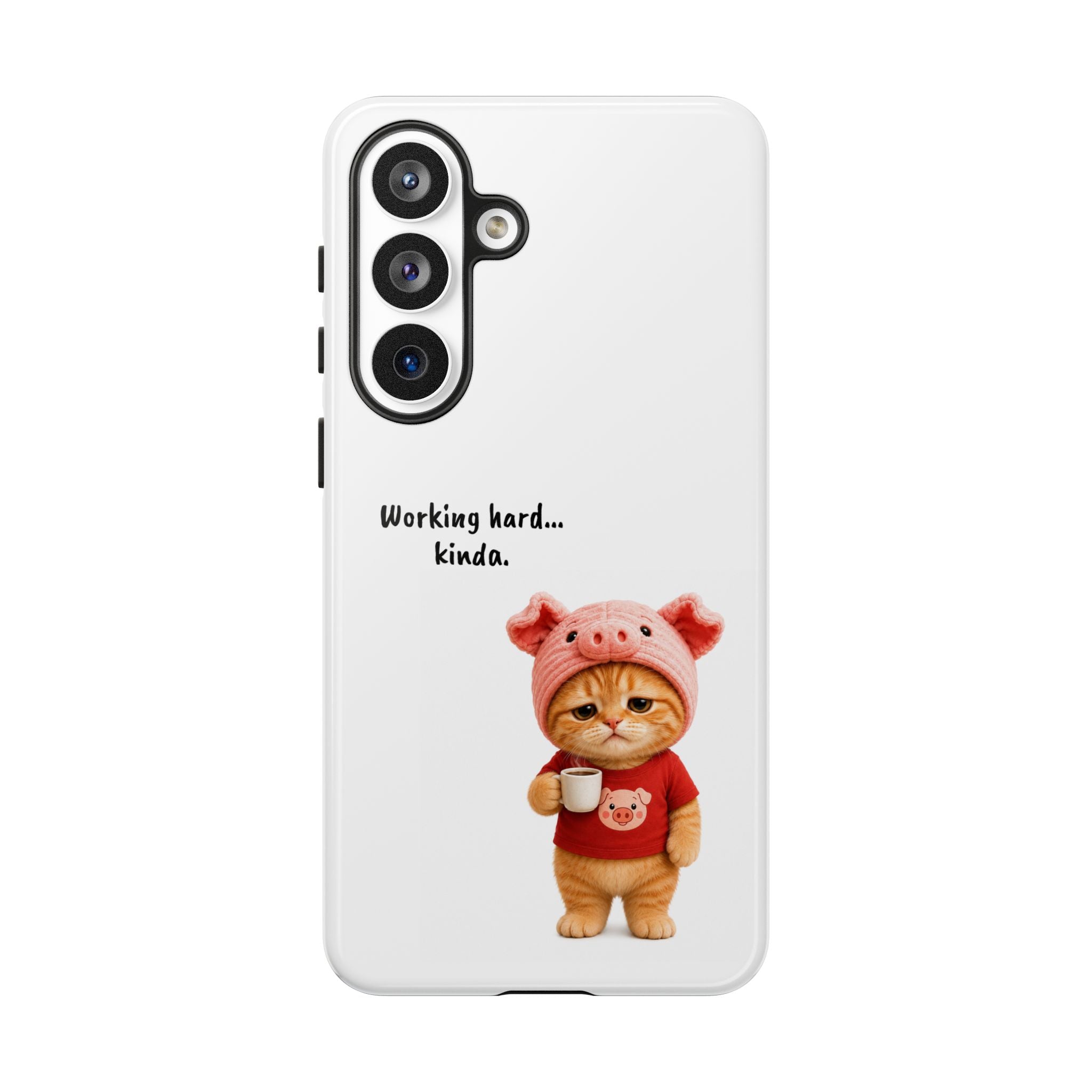 Porky Phone Case — Working Hard… Kinda