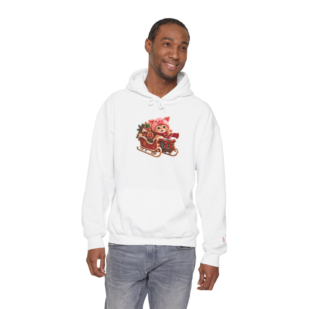 Porky's Christmas Sleigh – Unisex Christmas Hoodie