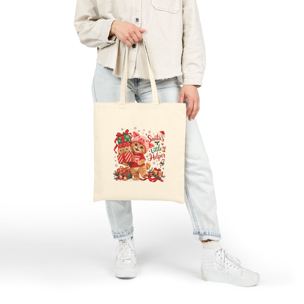 Porky's Christmas Canvas Tote Bag