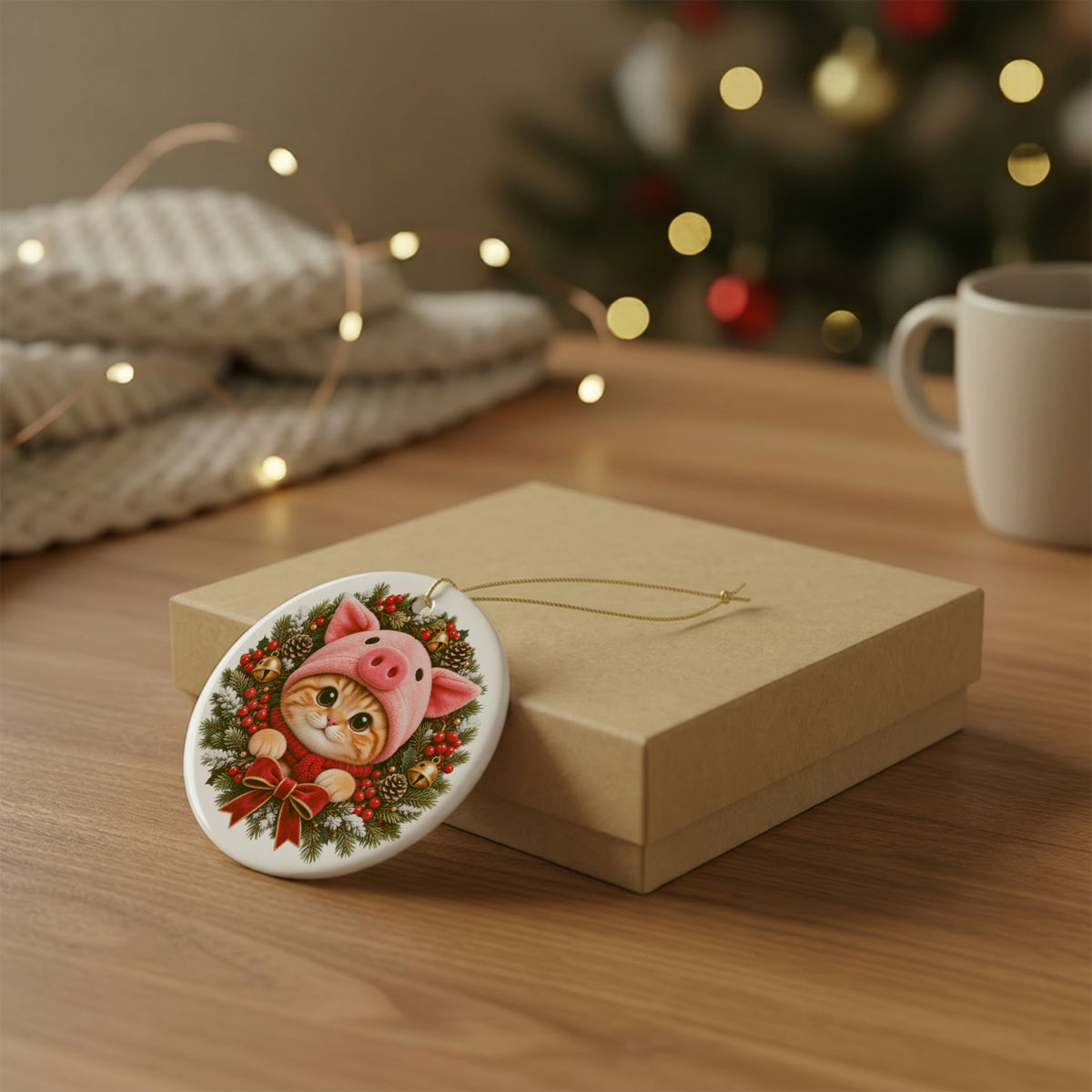 Porky's Christmas Magic Ornament – Double Sided