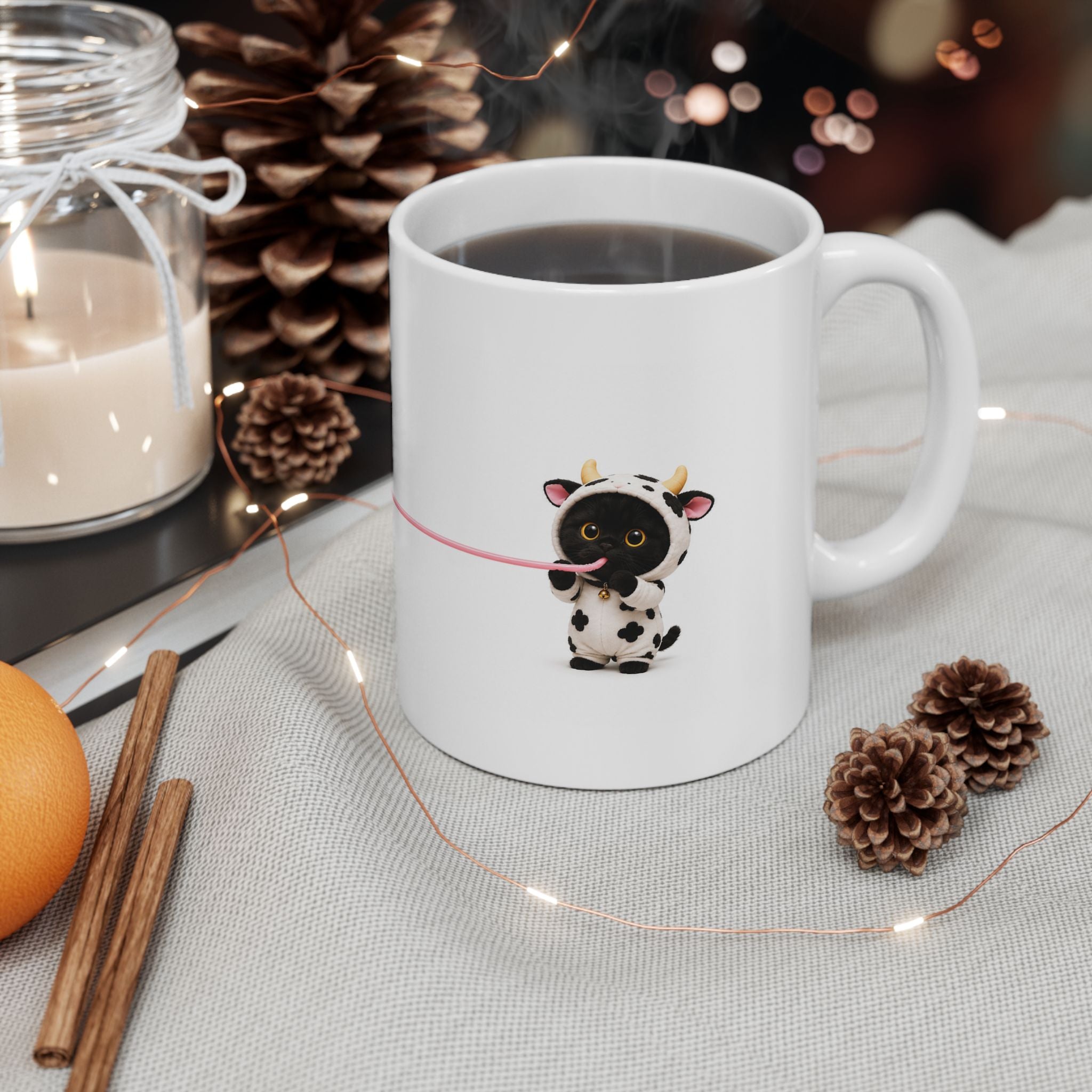 Who’s Drinking My Coffee? — Porky & MooMoo Mug