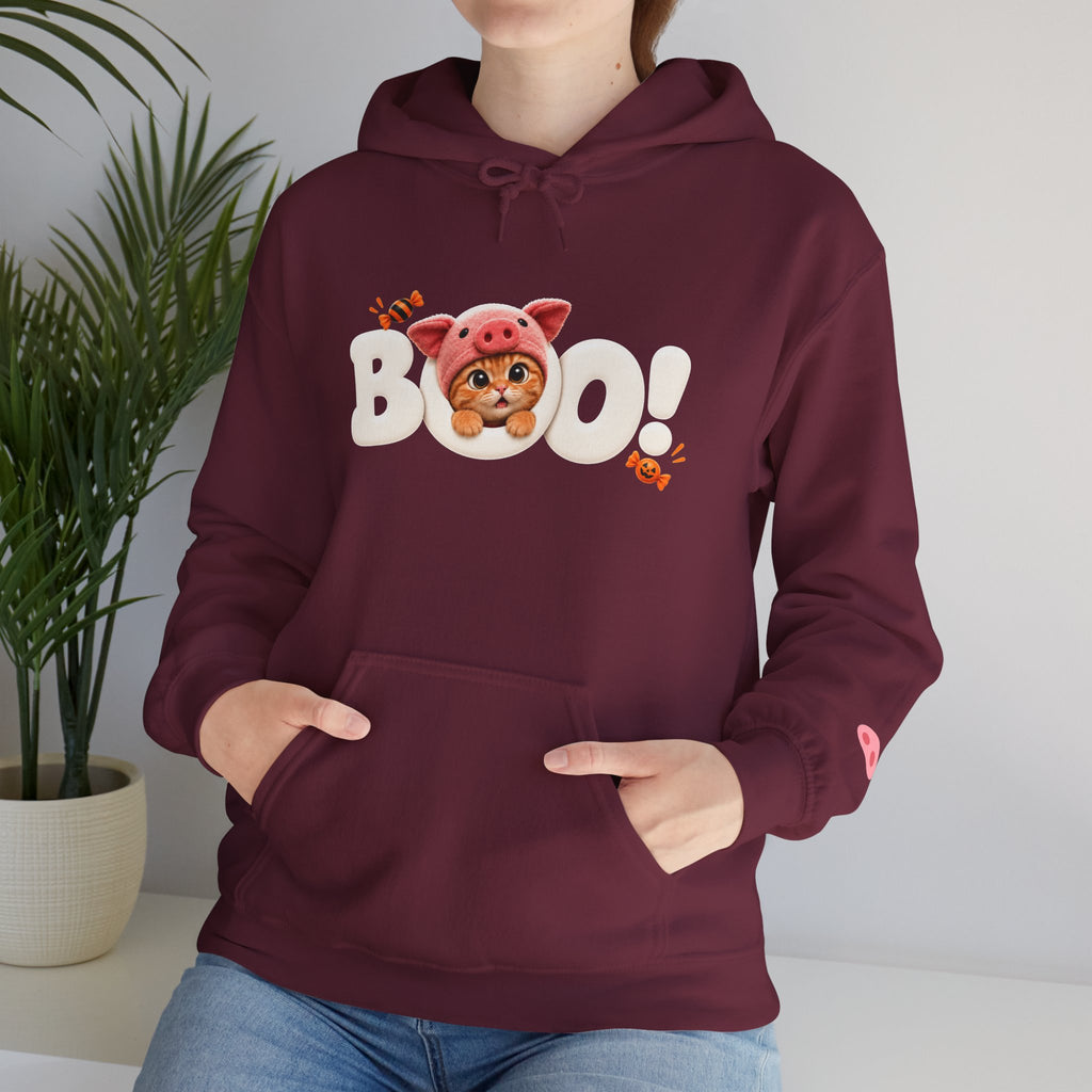 Porky BOO! Halloween Unisex Hoodie