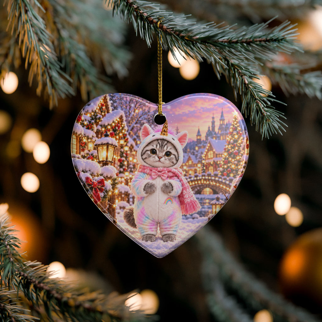 Uni's Christmas Magic Ornament – Double Sided