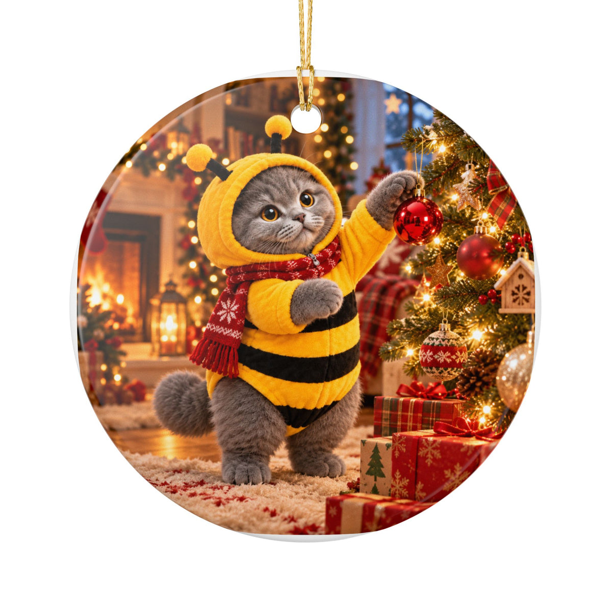 Buzzy's Christmas Magic Ornament – Double Sided