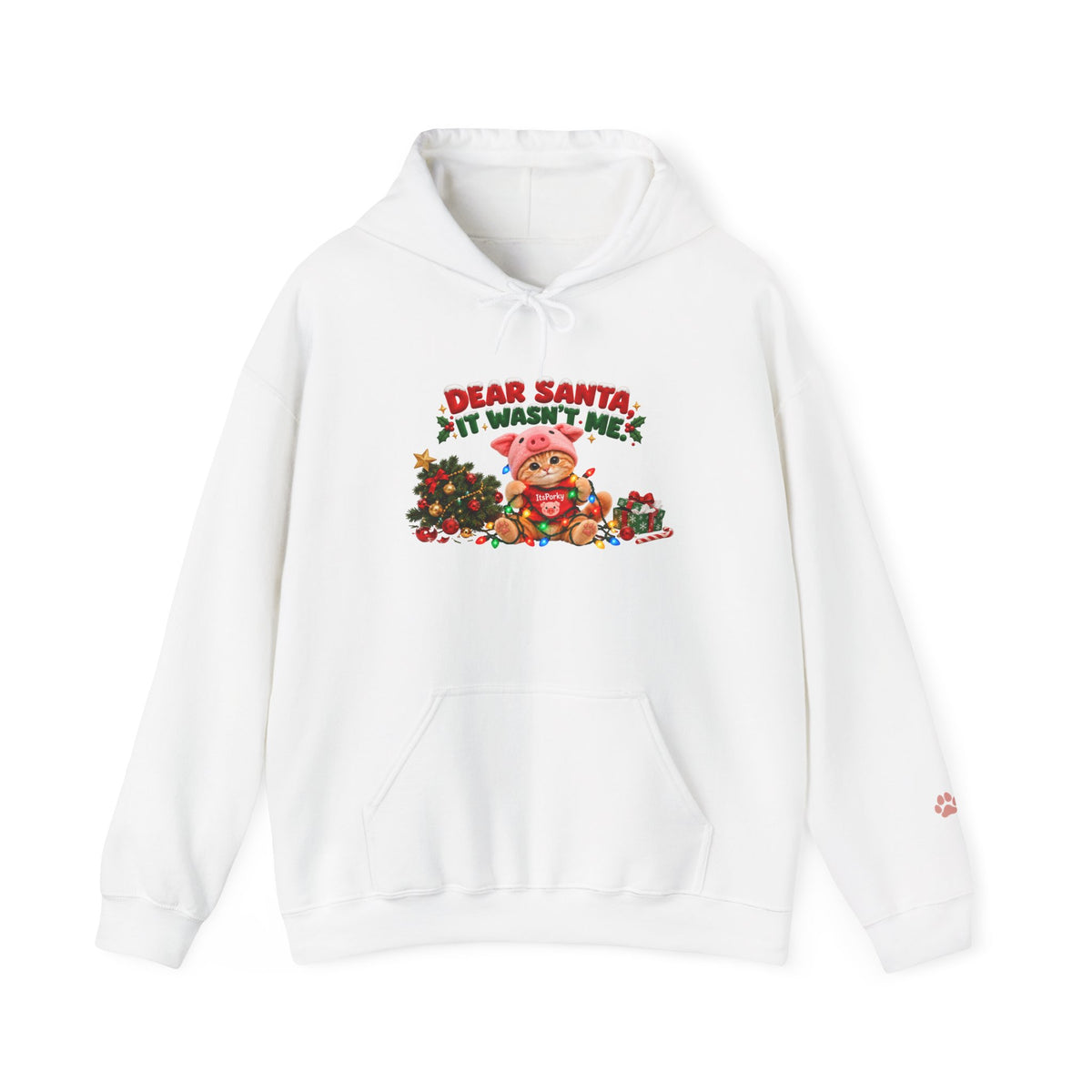 Dear Santa, It Wasn't Me! – Porky Unisex Christmas Hoodie