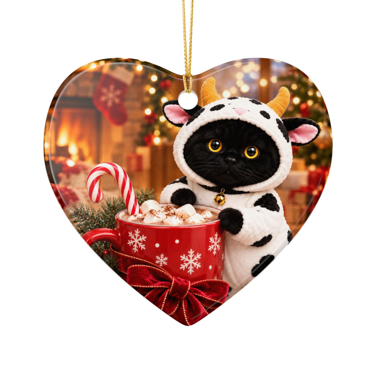 MooMoo's Christmas Magic Ornament – Double Sided
