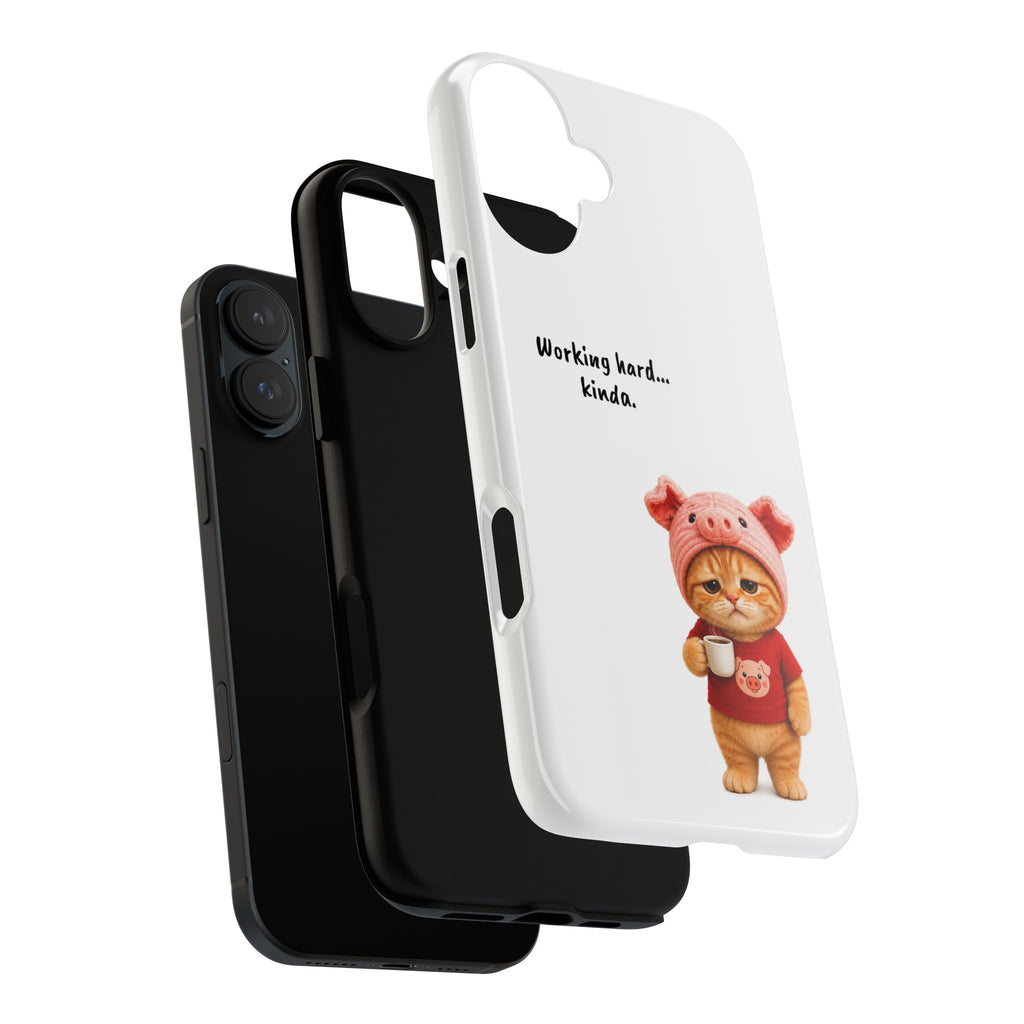 Porky Phone Case — Working Hard… Kinda