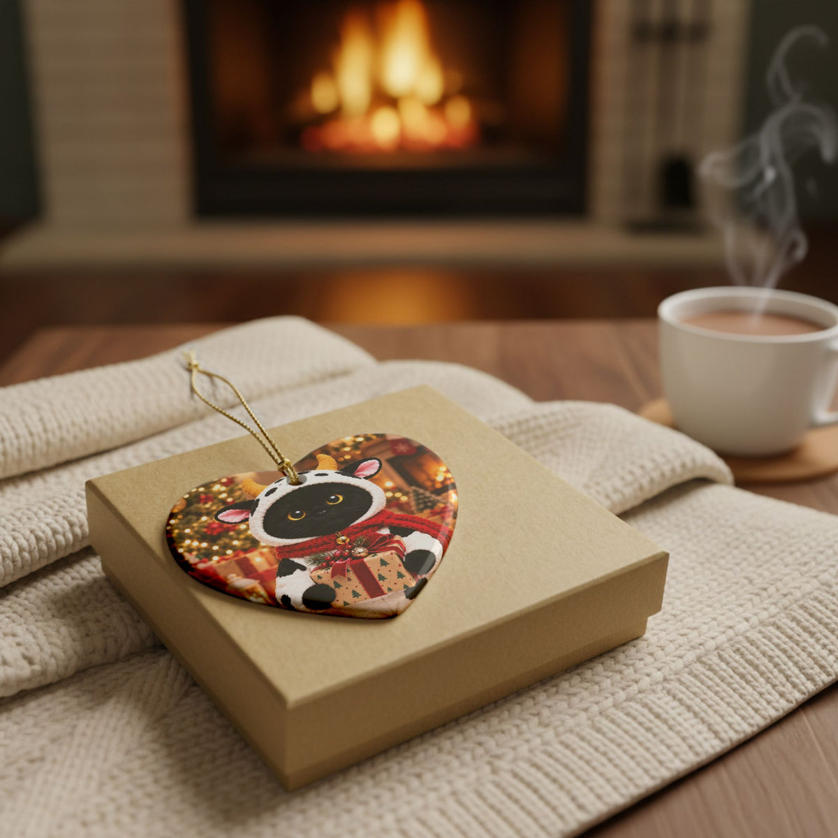 MooMoo's Christmas Magic Ornament – Double Sided