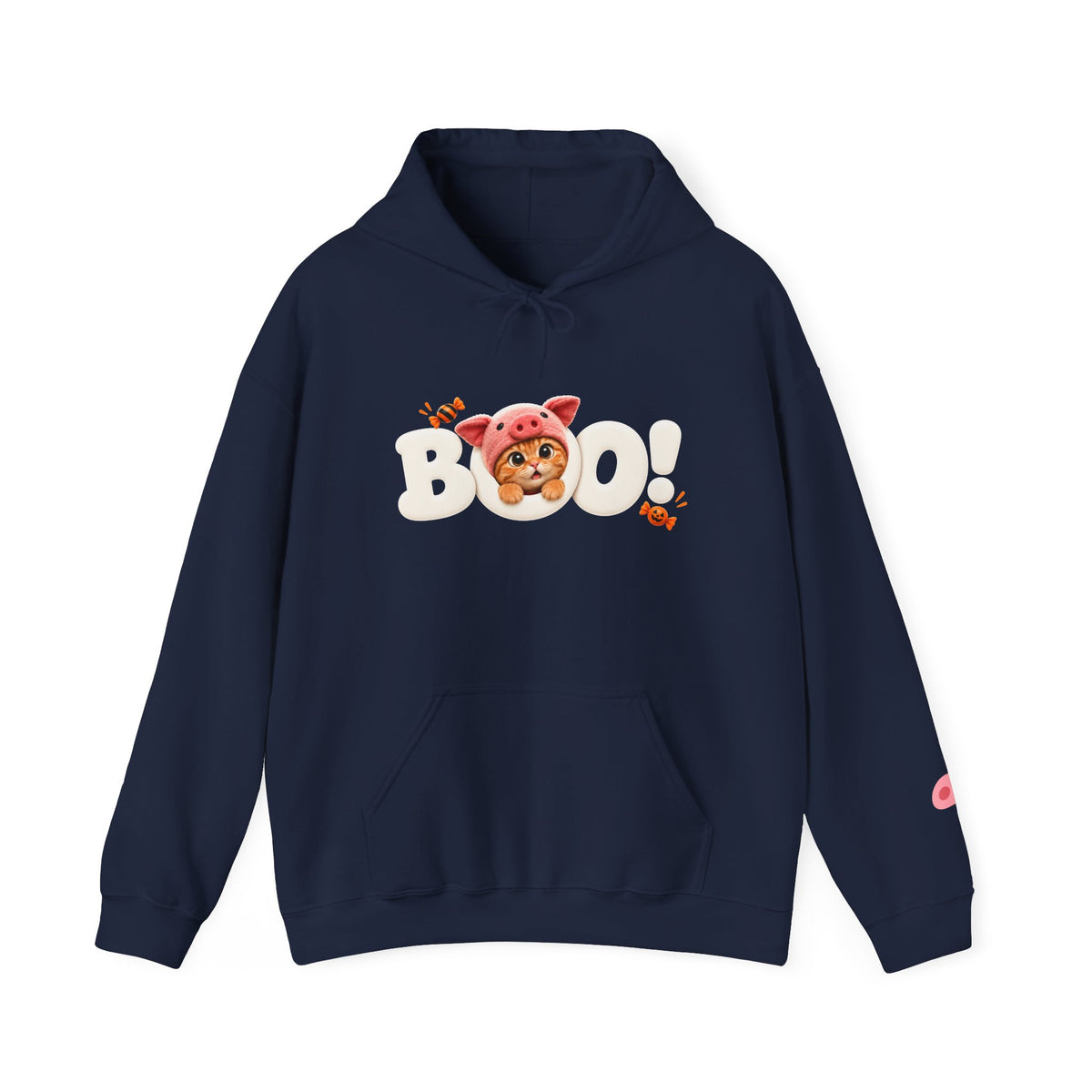 Porky BOO! Halloween Unisex Hoodie