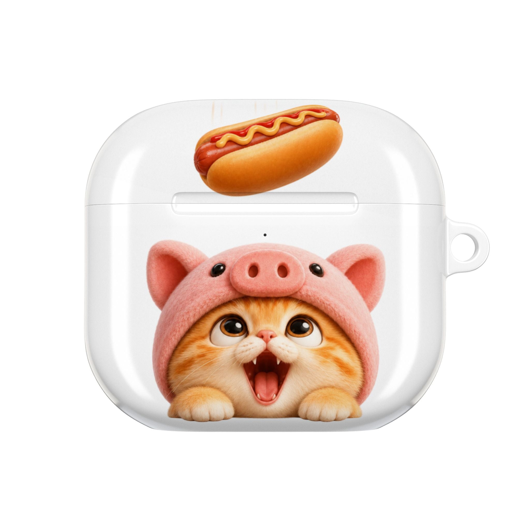 Porky Hot Dog Catch — AirPods Case