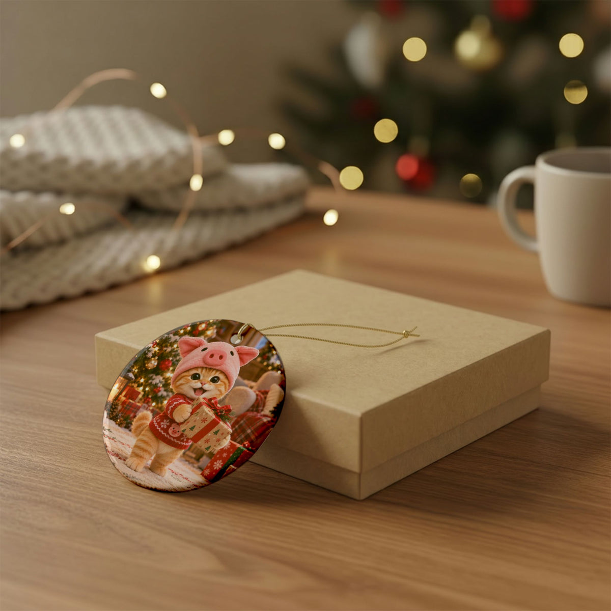 Porky's Christmas Magic Ornament – Double Sided