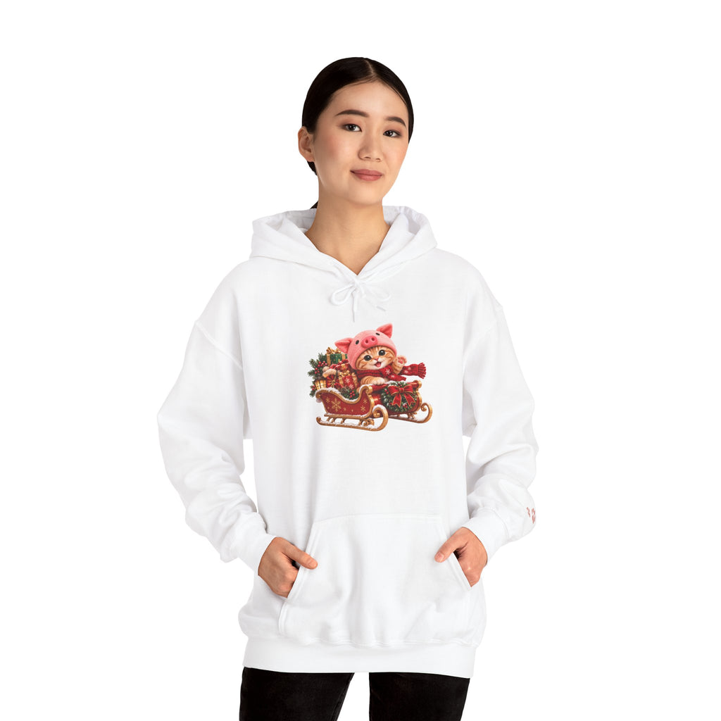 Porky's Christmas Sleigh – Unisex Christmas Hoodie