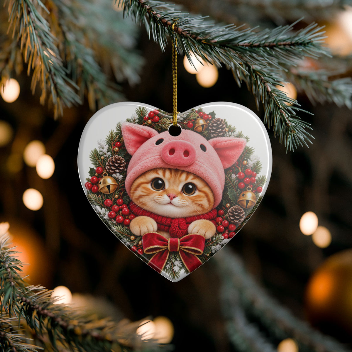 Porky's Christmas Magic Ornament – Double Sided