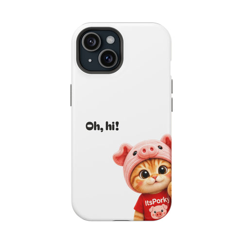 "Oh, hi!" Magnetic Impact‑Resistant Case