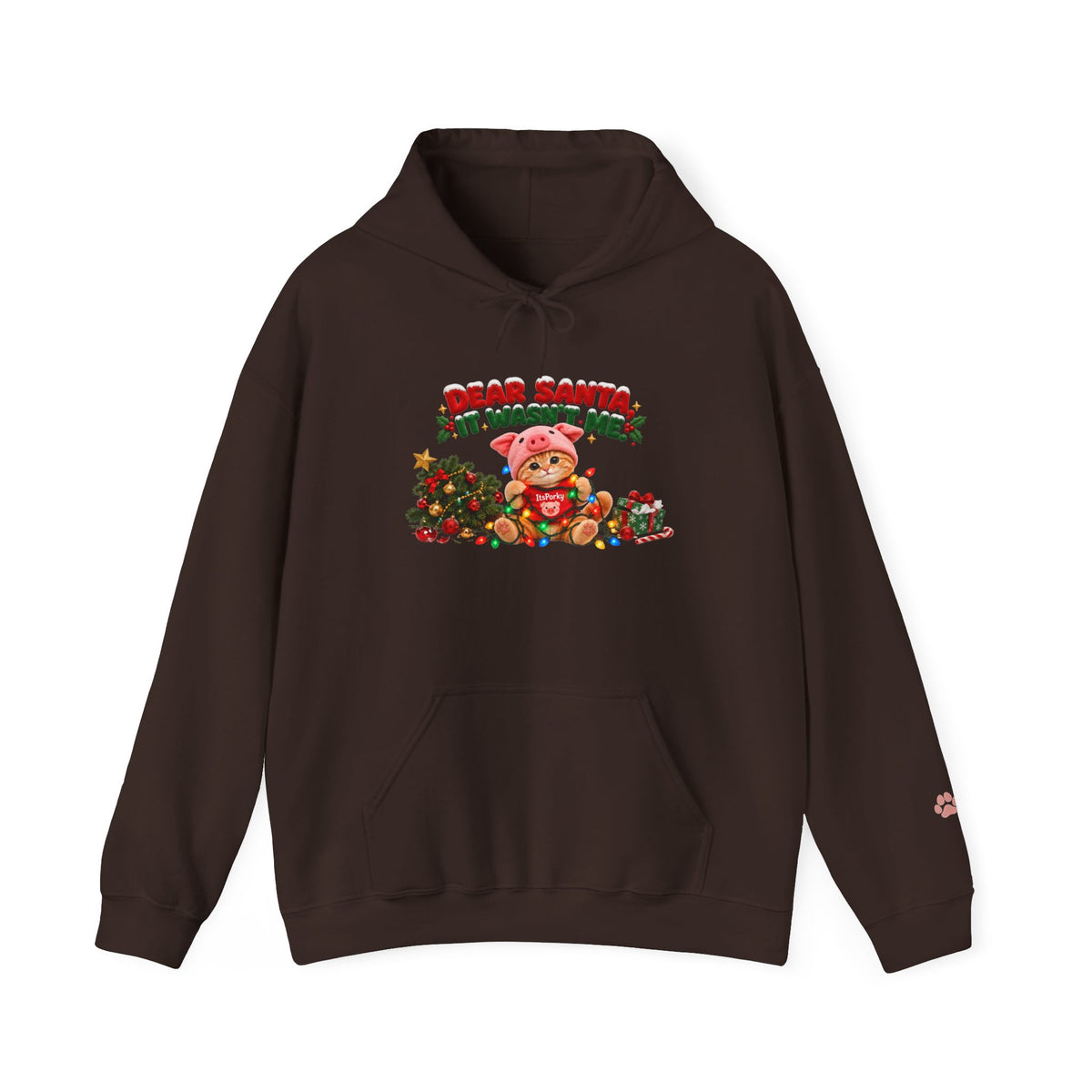 Dear Santa, It Wasn't Me! – Porky Unisex Christmas Hoodie