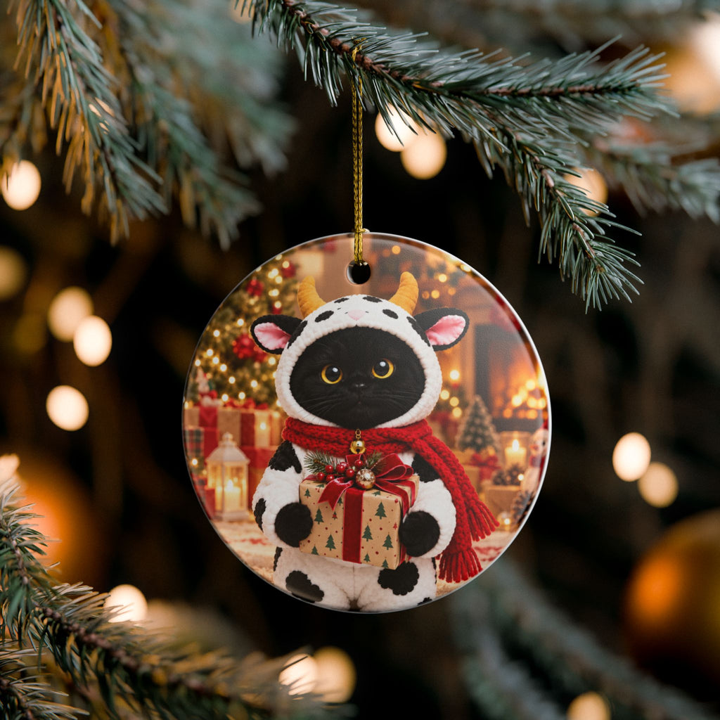 MooMoo's Christmas Magic Ornament – Double Sided