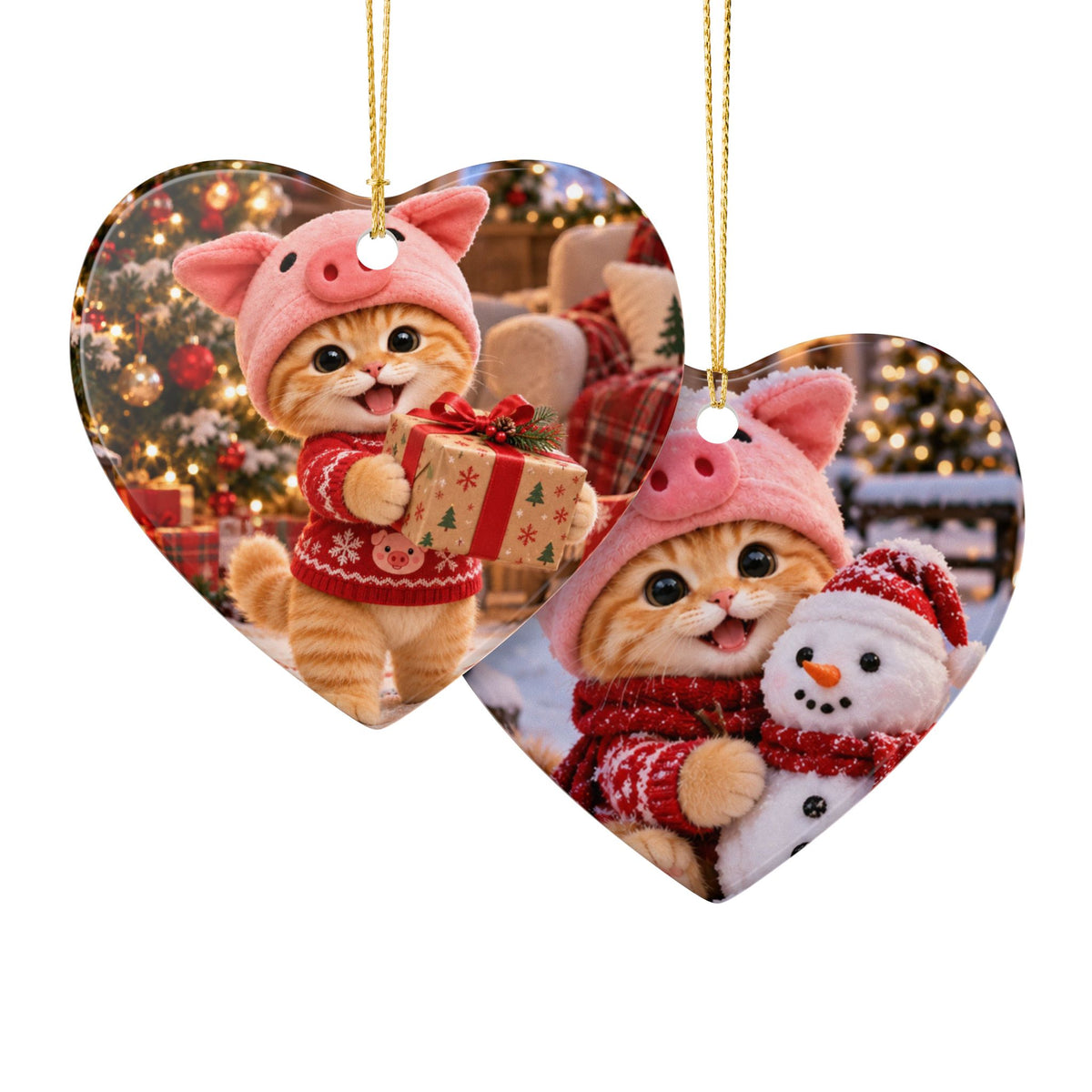 Porky's Christmas Magic Ornament – Double Sided