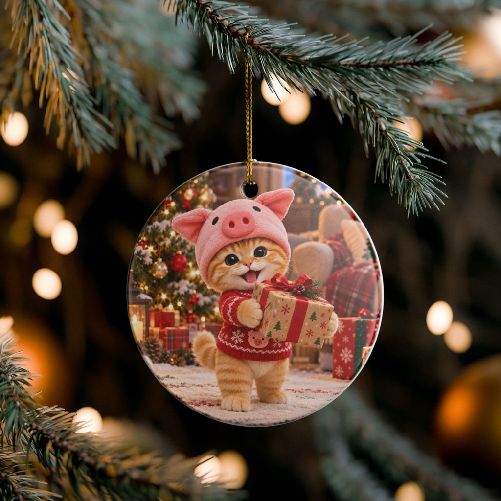 Porky's Christmas Magic Ornament – Double Sided