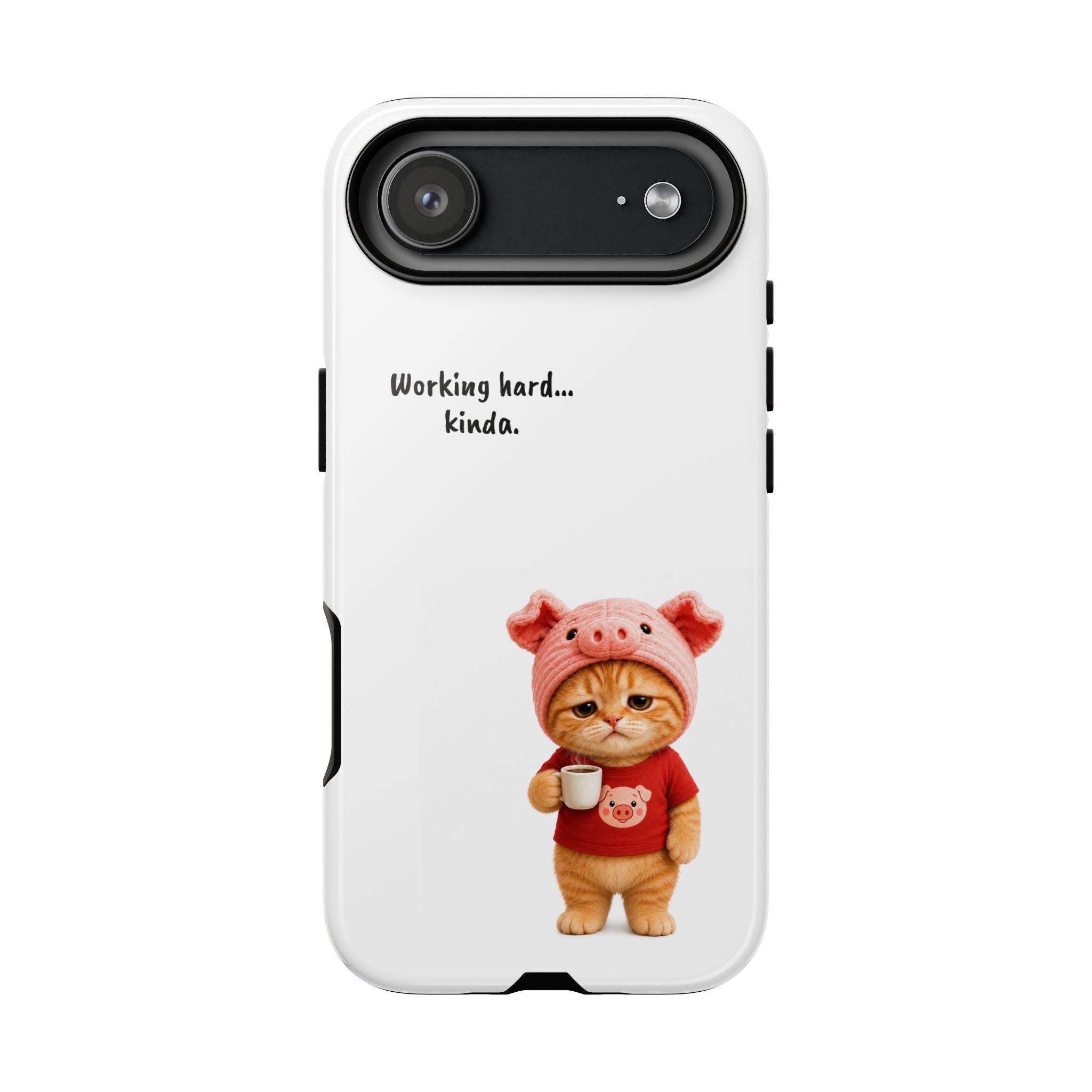 Porky Phone Case — Working Hard… Kinda
