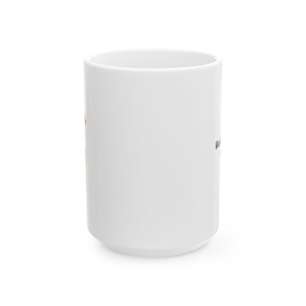 Working Hard… Kinda — White Ceramic Mug