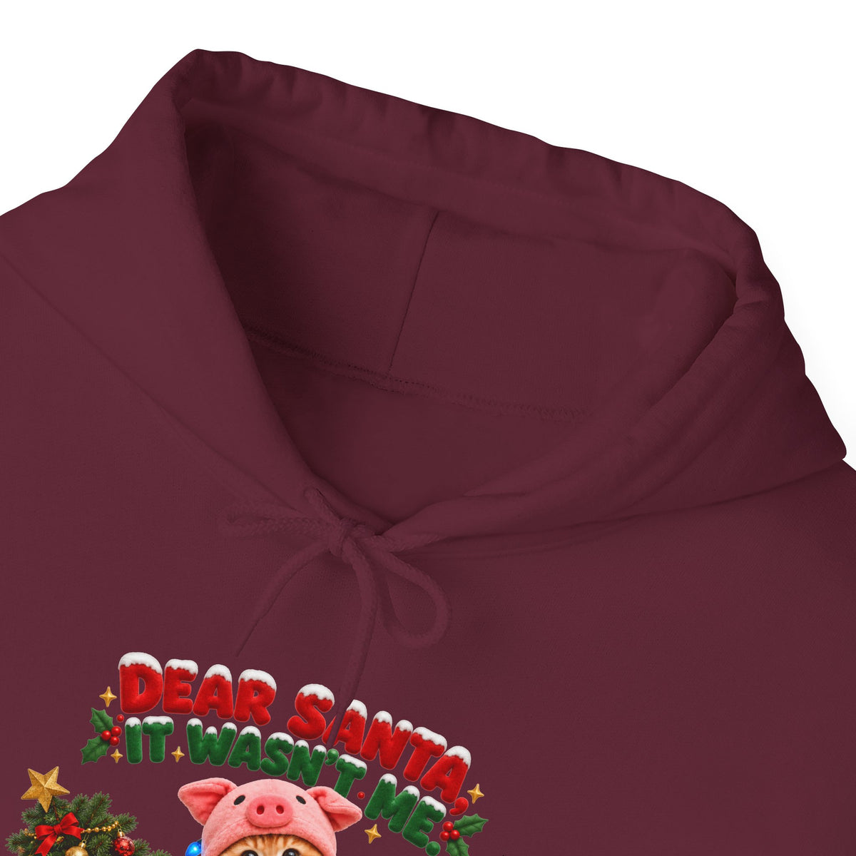 Dear Santa, It Wasn't Me! – Porky Unisex Christmas Hoodie