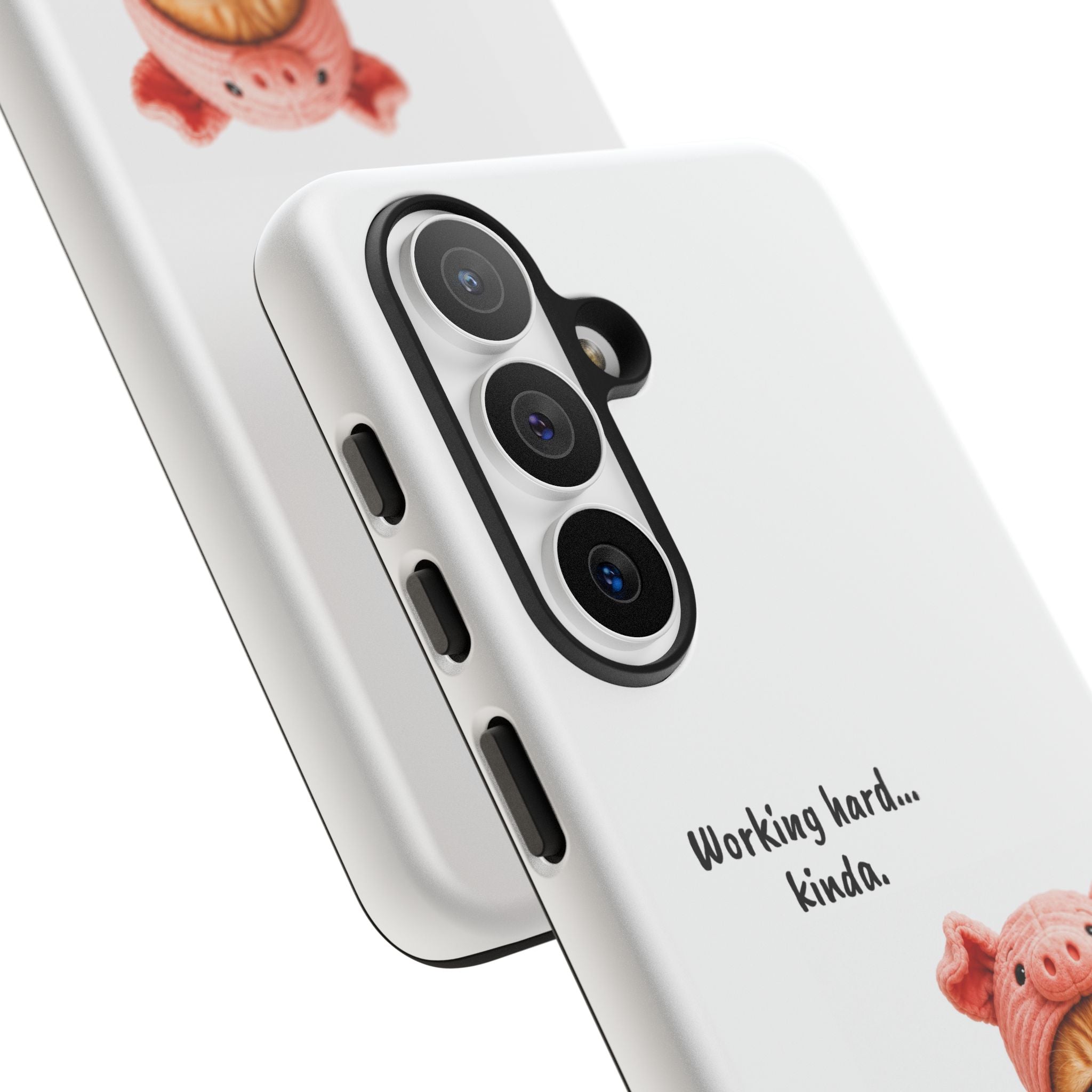 Porky Phone Case — Working Hard… Kinda