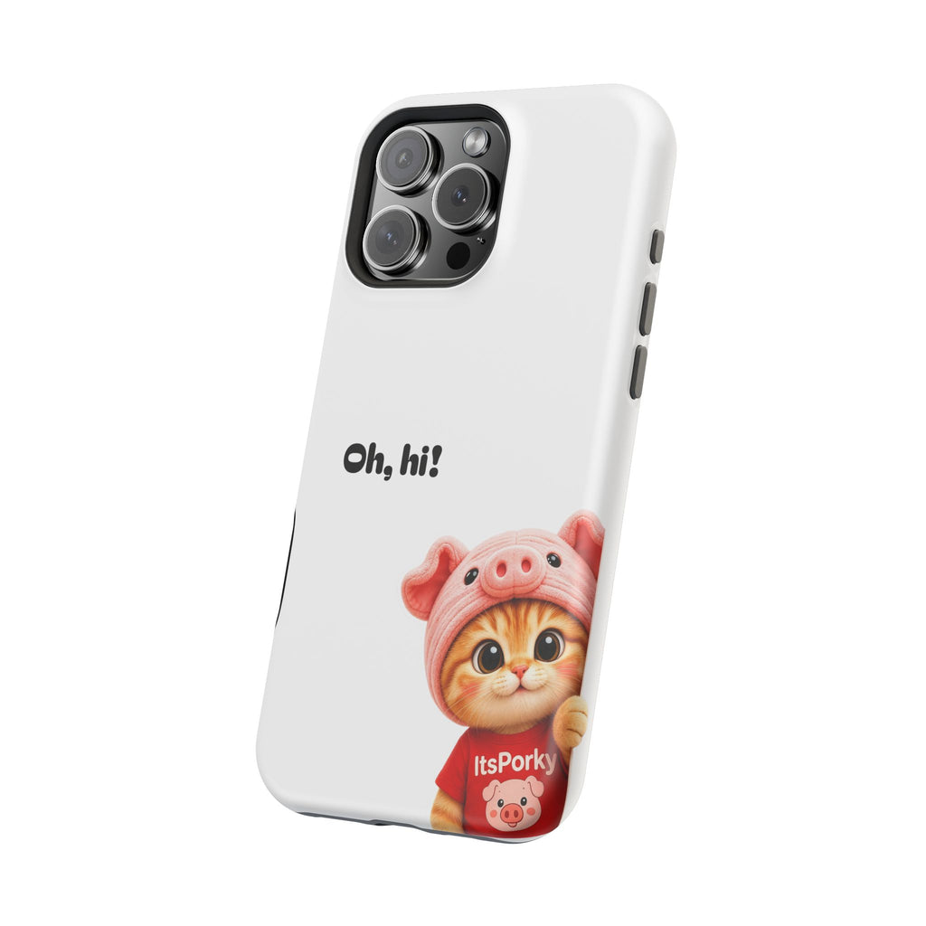 "Oh, hi!" Magnetic Impact‑Resistant Case