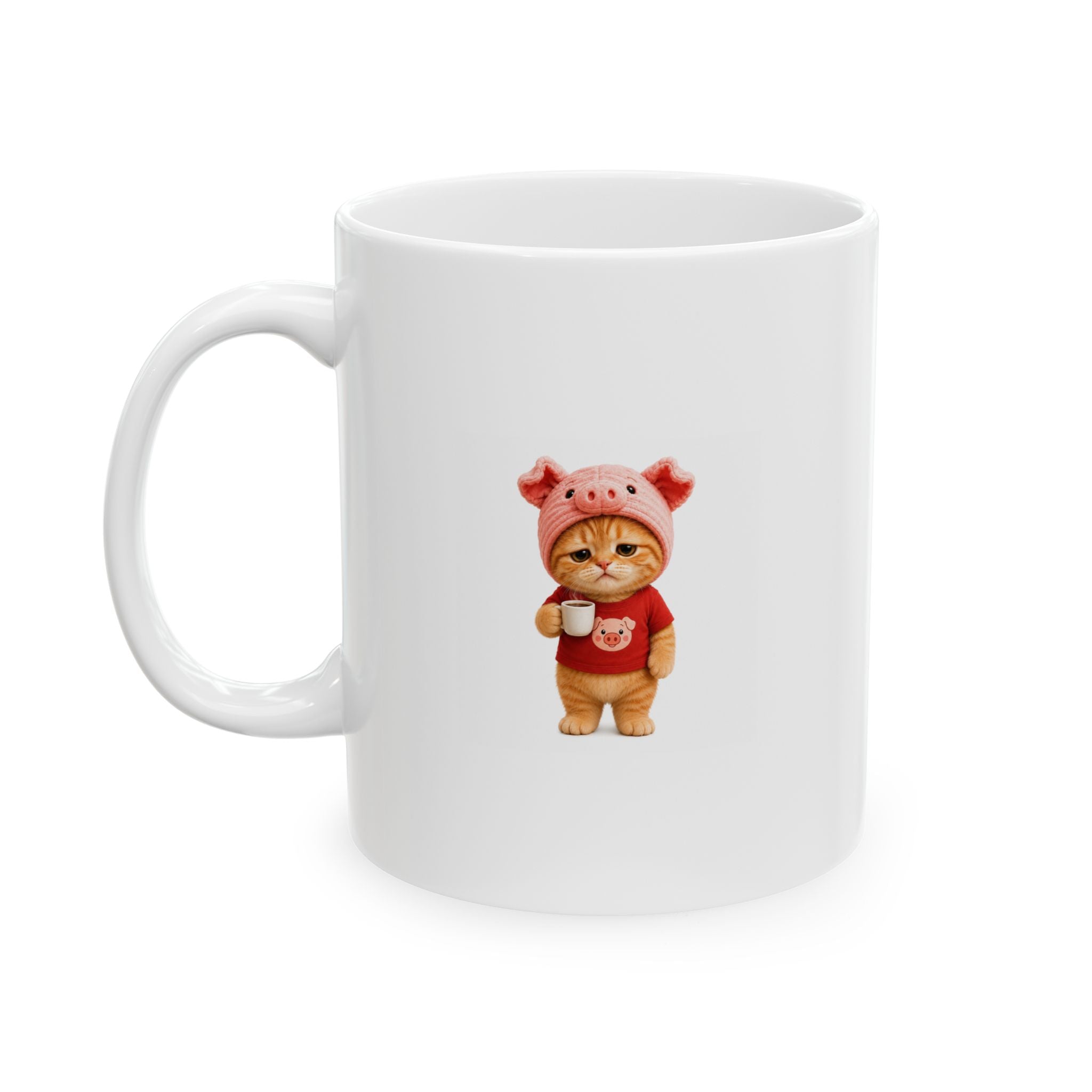 Working Hard… Kinda — White Ceramic Mug