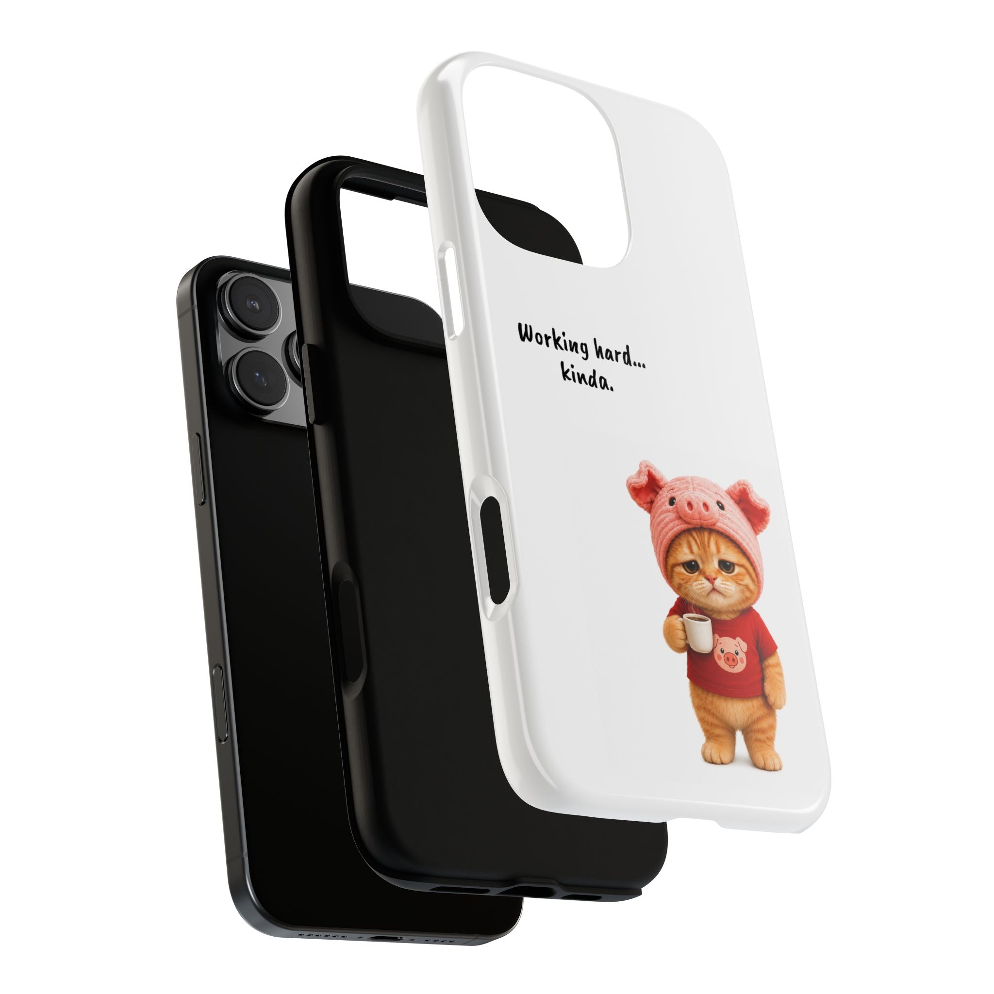 Porky Phone Case — Working Hard… Kinda