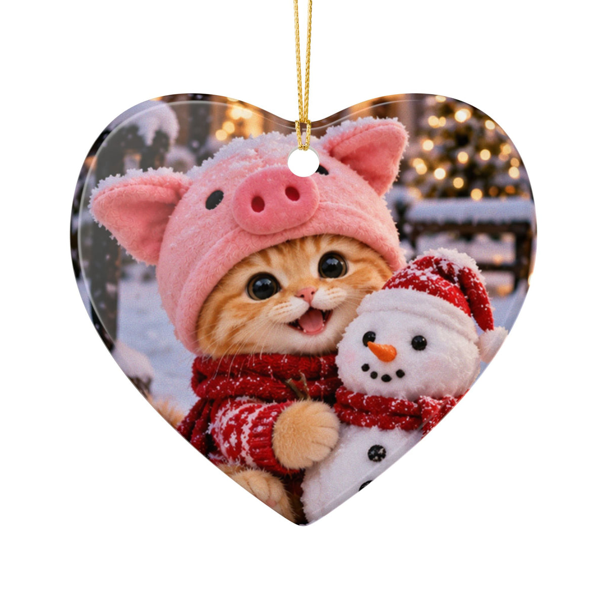 Porky's Christmas Magic Ornament – Double Sided