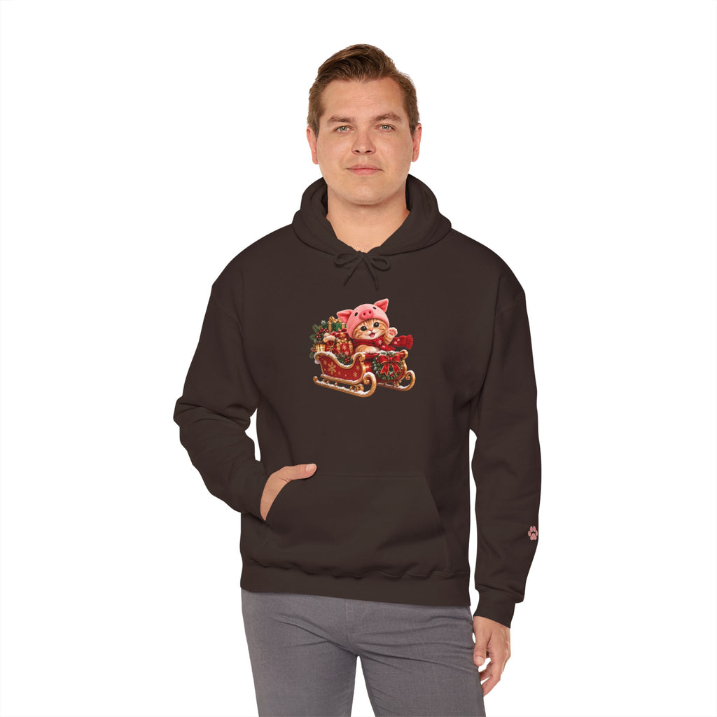 Porky's Christmas Sleigh – Unisex Christmas Hoodie