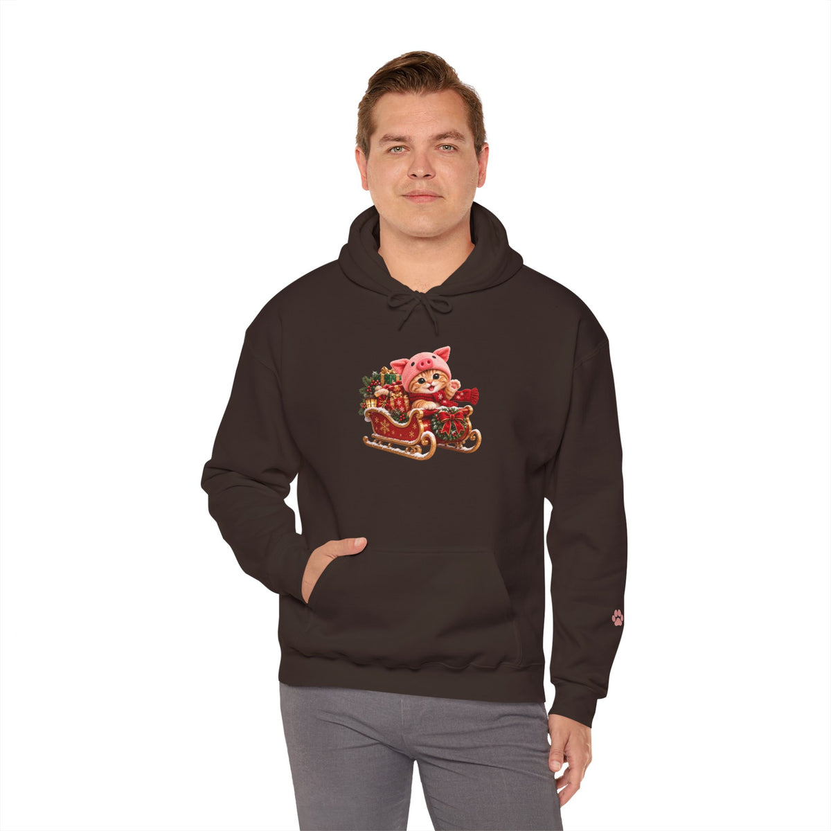 Porky's Christmas Sleigh – Unisex Christmas Hoodie