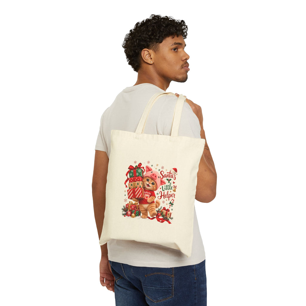 Porky's Christmas Canvas Tote Bag