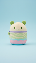 Matcha Milk Character Pencil Case with Plush Zipper Charm