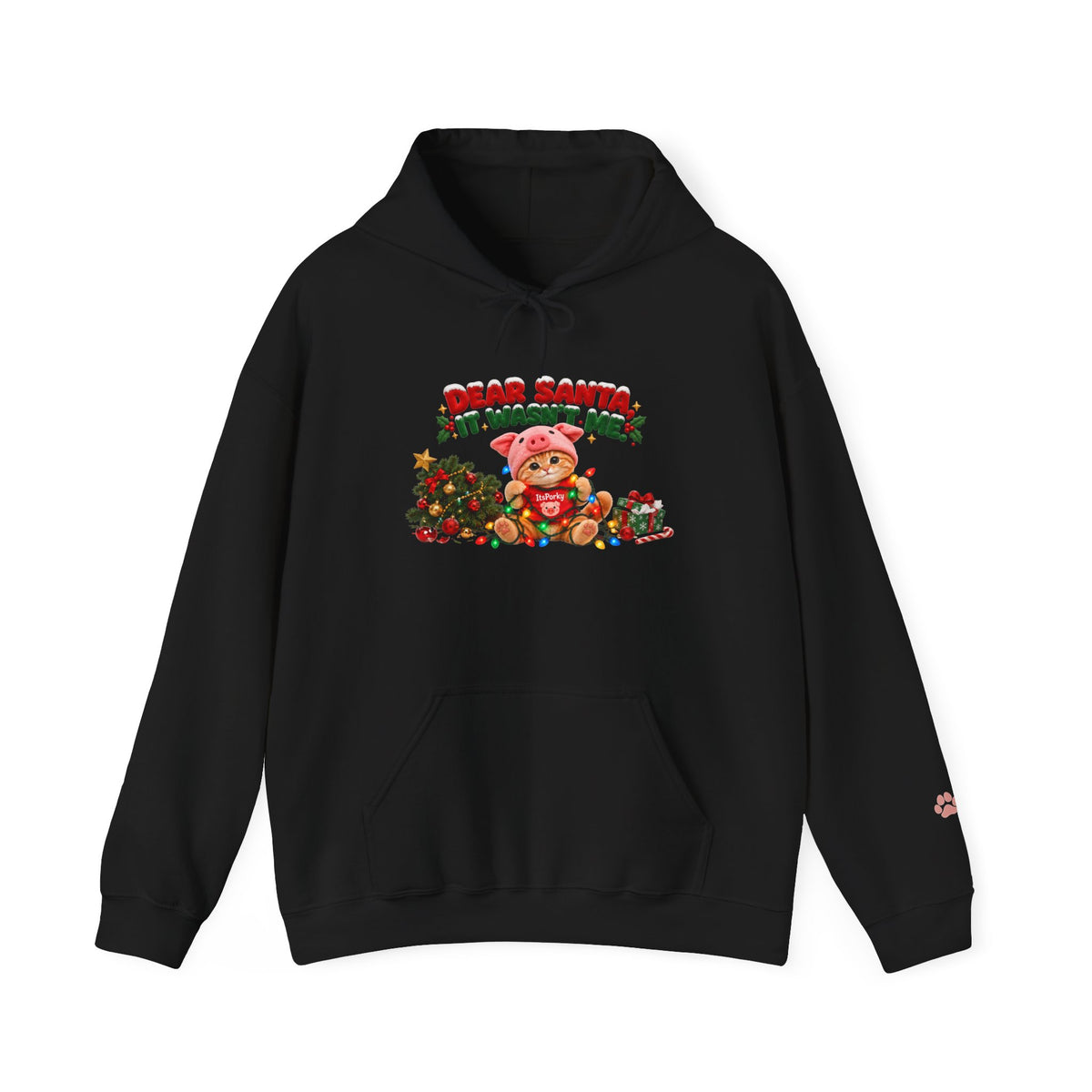 Dear Santa, It Wasn't Me! – Porky Unisex Christmas Hoodie