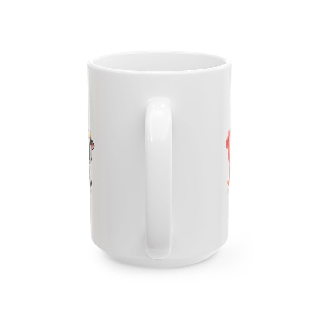 Who’s Drinking My Coffee? — Porky & MooMoo Mug