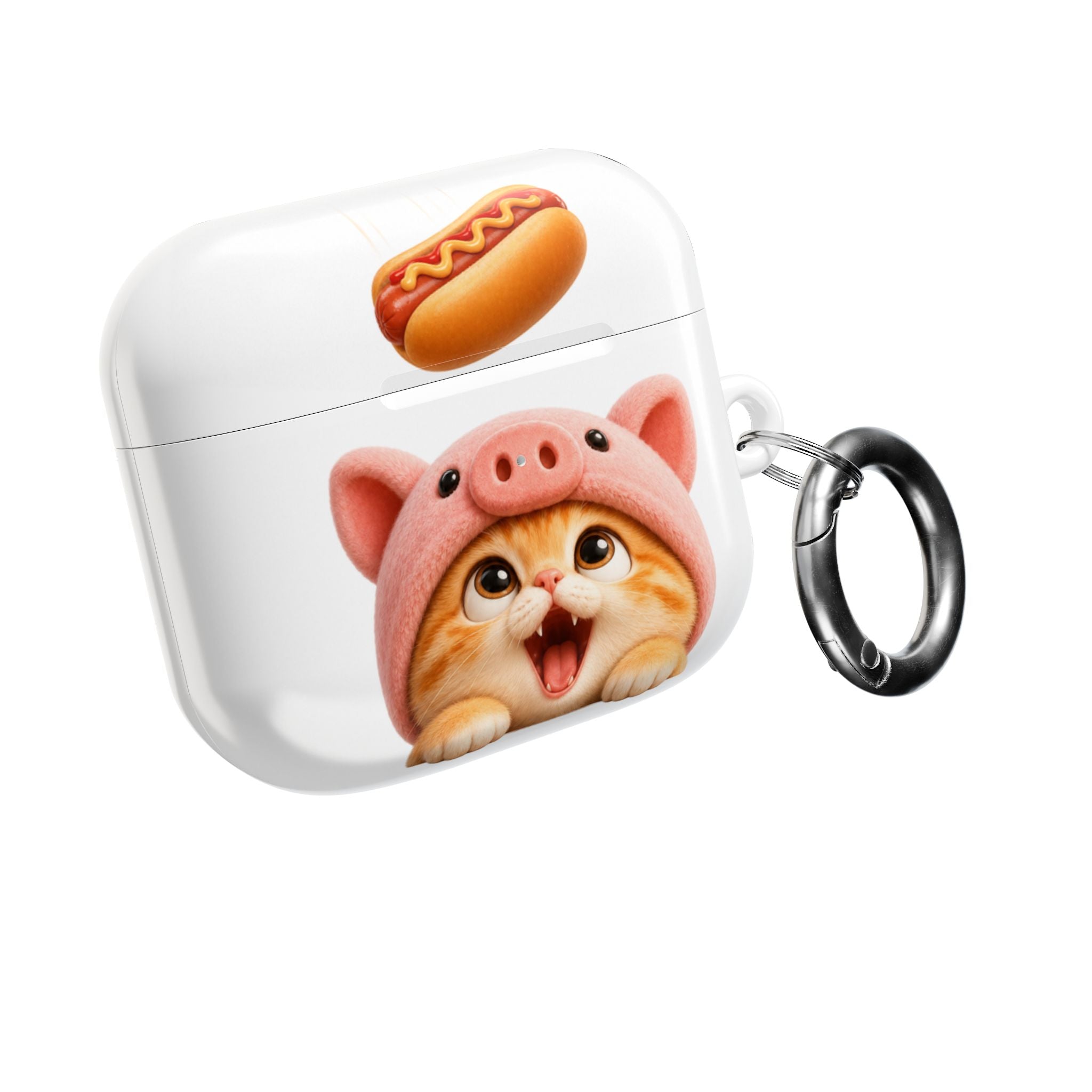 Porky Hot Dog Catch — AirPods Case