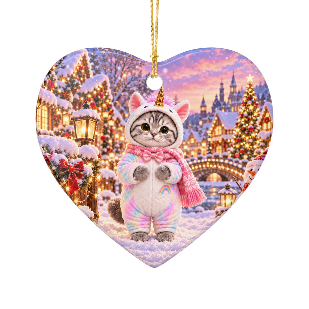 Uni's Christmas Magic Ornament – Double Sided