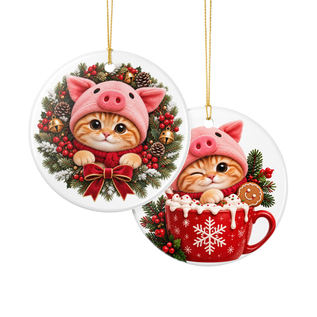 Porky's Christmas Magic Ornament – Double Sided