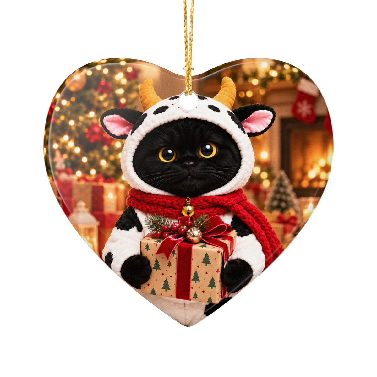 MooMoo's Christmas Magic Ornament – Double Sided