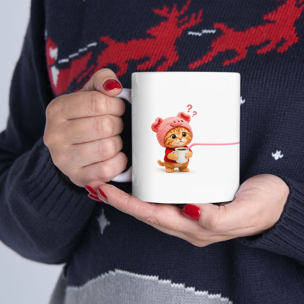 Who’s Drinking My Coffee? — Porky & MooMoo Mug