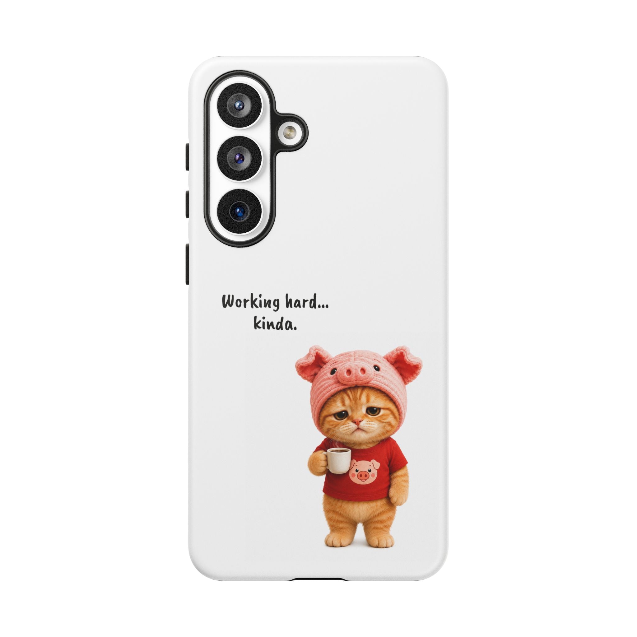 Porky Phone Case — Working Hard… Kinda