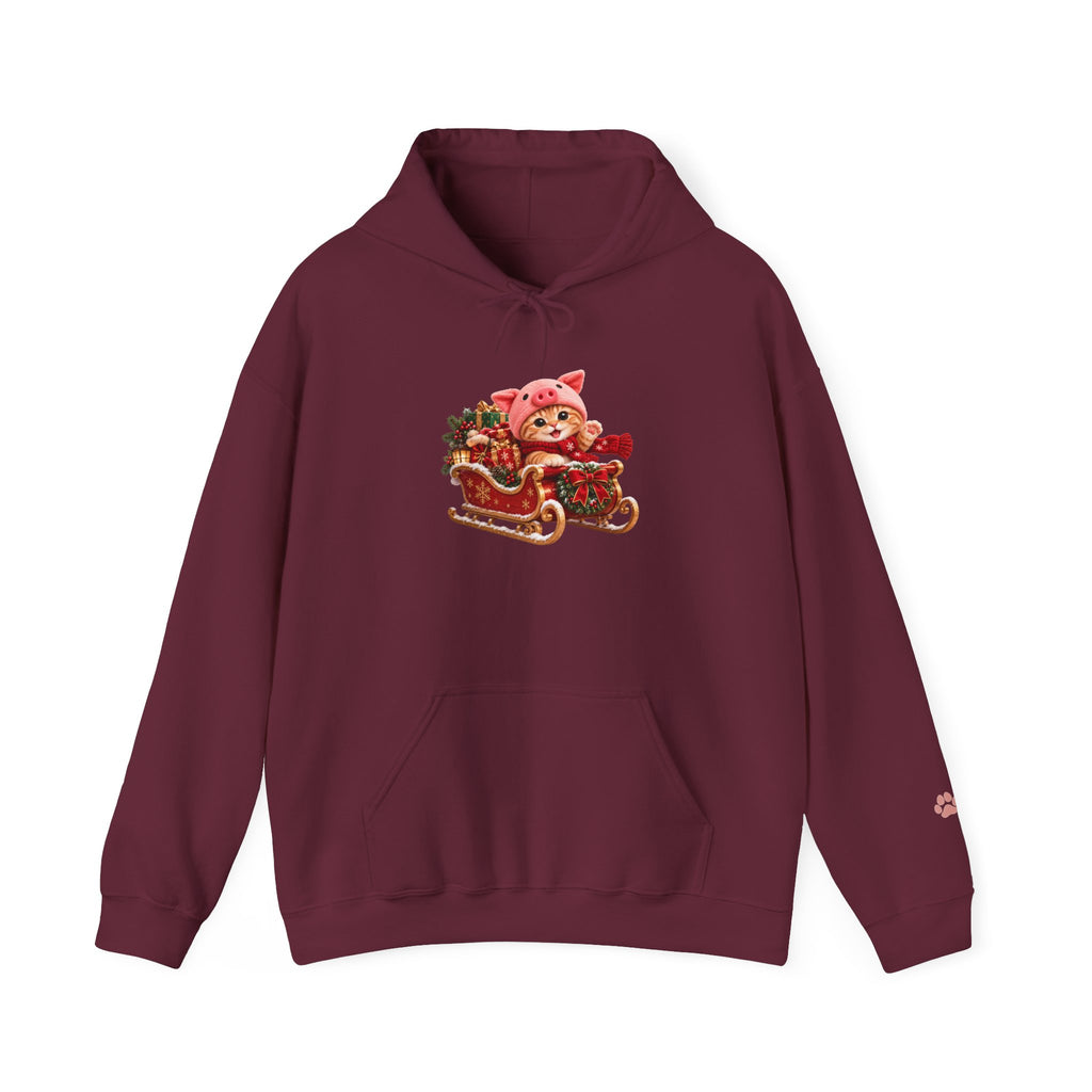 Porky's Christmas Sleigh – Unisex Christmas Hoodie