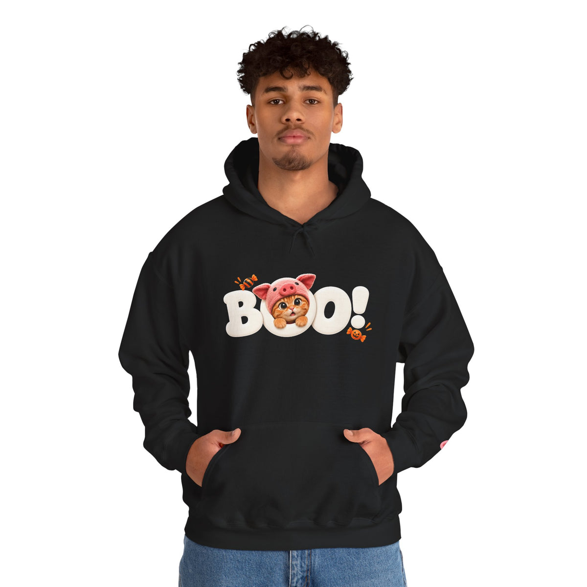 Porky BOO! Halloween Unisex Hoodie
