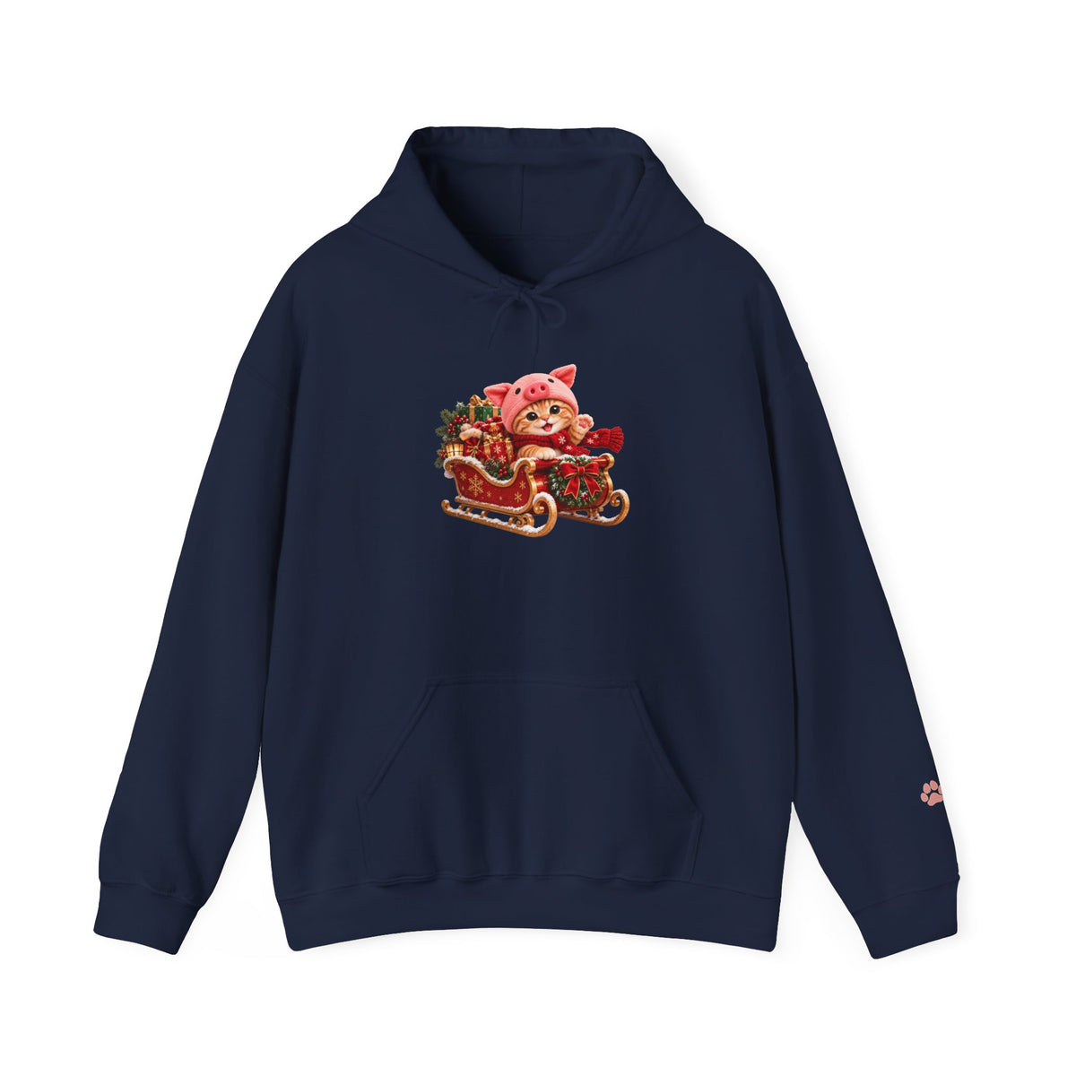 Porky's Christmas Sleigh – Unisex Christmas Hoodie