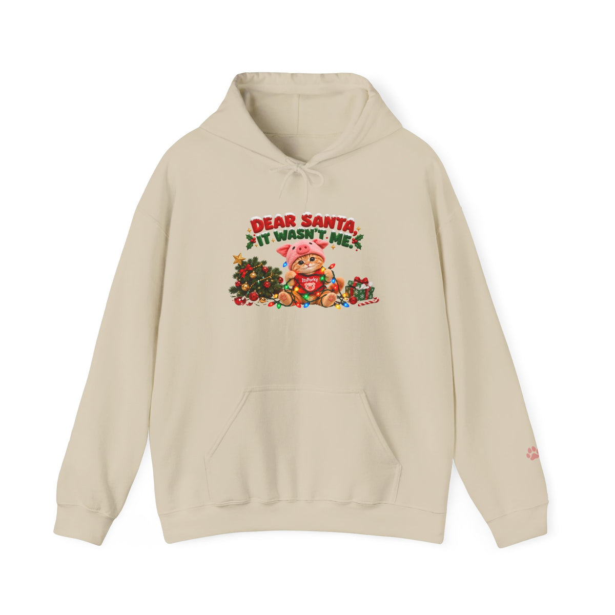 Dear Santa, It Wasn't Me! – Porky Unisex Christmas Hoodie