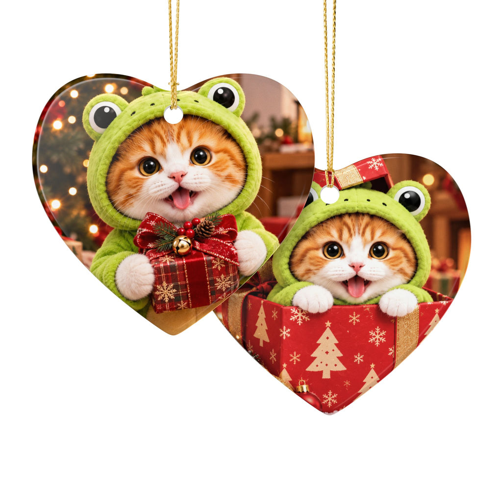 Froggy's Christmas Magic Ornament – Double Sided