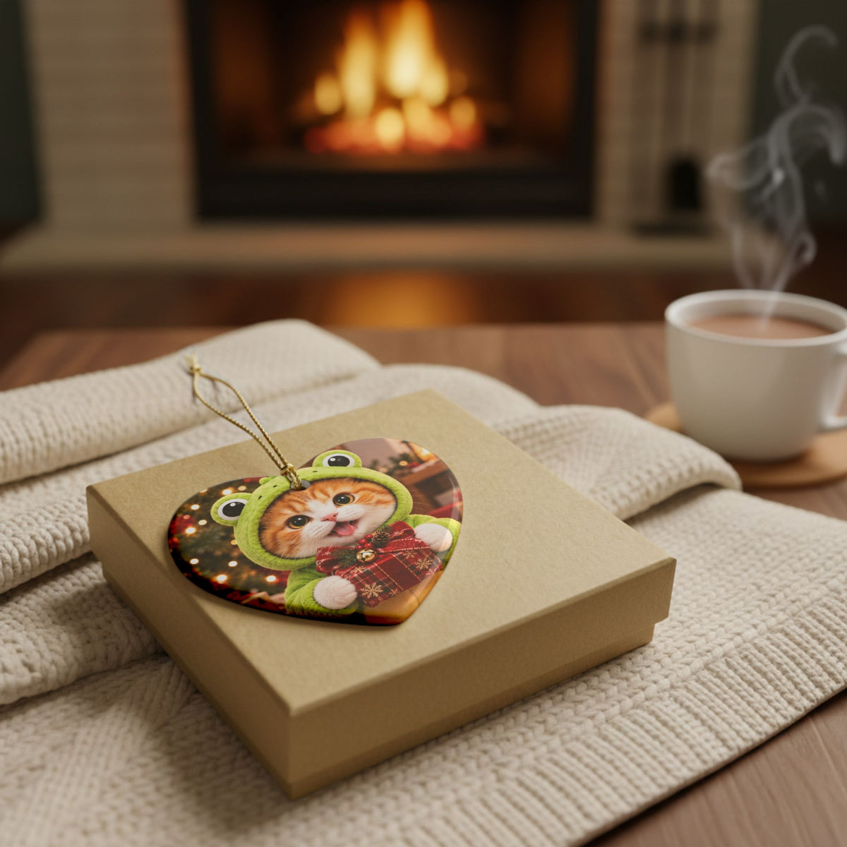 Froggy's Christmas Magic Ornament – Double Sided
