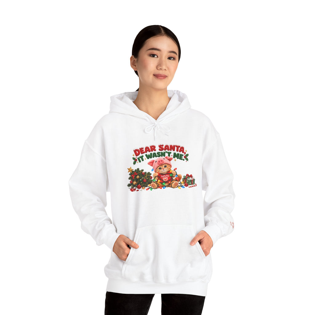Dear Santa, It Wasn't Me! – Porky Unisex Christmas Hoodie